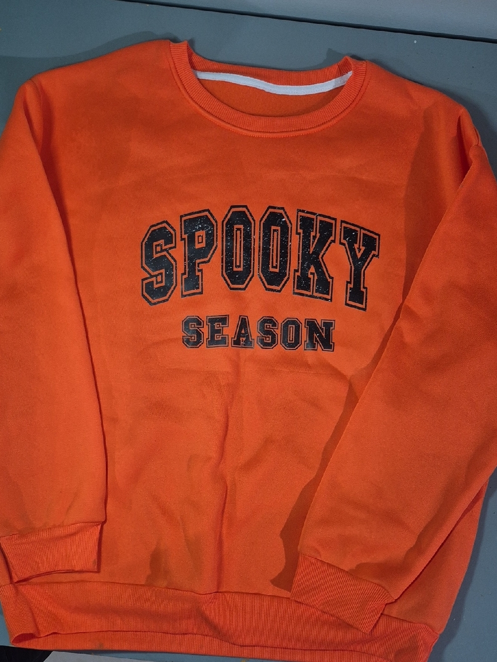 Spooky Season Crewneck Sweater - Orange